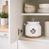 1.7L Electric Water Kettle White - Close-Up Angle