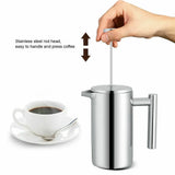 French Press Coffee Maker 1000m - Rear View
