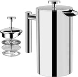 French Press Coffee Maker 350ml - Low Angle