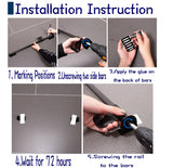 Nail-Free Hooks Hanger 40cm - Side View