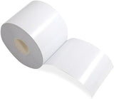 6 Rolls Linerless Printing Label Paper 80 mm × 52 m for Takeaway Shop Restaurant - 45-Degree Angle