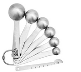 7pcs Stainless Steel Measuring Spoons - Front View