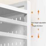 Multifunctional Microwave Shelf Storage Cutlery Tray Spice Holder Kitchen Rack Black - 45-Degree Angle