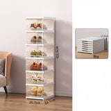 Foldable Storage Shoe Box - 6 Layers - Side View