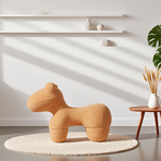 Lamb Stool Chair Brown