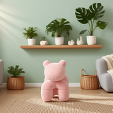 Lamb Stool Chair Pink - Rear View