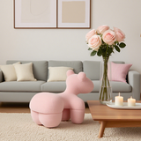 Lamb Stool Chair Pink - Low Angle