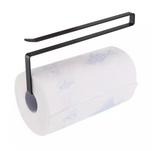 Paper Roll Holder Under Cabinet Black - Front View