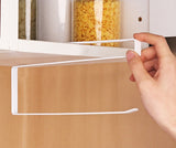 Paper Roll Holder Under Cabinet White - Side View