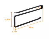 Paper Roll Holder Under Cabinet White - 45-Degree Angle