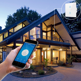 Smart WIFI Switch for Lights LED Touch Panel 2 Gang - Front View