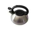 3L Matte Stainless Steel Whistling Kettle - Front View