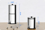Aimex Portable Water Filter - Gravity-Fed, 304 Stainless Steel, Fluoride Removal - Extra Image