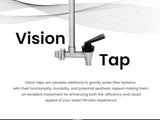 Phoenix Vision Tap- Stainless Steel - 10 inch for 12L System - Top-Down View