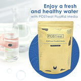 POSTreat FluoRid Media Refill -Fluoride Filter Media-Phoenix Gravity - Front View