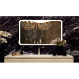 Belbagno Rectangular LED Bathroom Wall Mirror - Side View