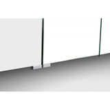 Belbagno Smart LED 3 doors shaving cabinet - Front View