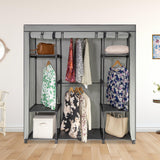 Sorti Freestanding Portable Closet Metal Wardrobe Garment Rack Hanger - Front View
