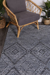 Amritsar Glenfalls Denim Tribal Rug 160X230 - Front View