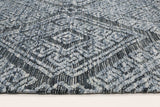 Amritsar Glenfalls Denim Tribal Rug 160X230 - Side View