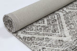 Amritsar Glenfalls Grey Tribal Rug 160X230 - Top-Down View