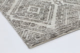 Amritsar Glenfalls Grey Tribal Rug 160X230 - 45-Degree Angle