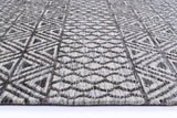 Amritsar AMRI04 Charcoal & Beige 240x330 - Side View