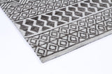 Amritsar AMRI04 Charcoal & Beige 240x330 - Top-Down View