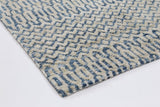 Amritsar Camphils Navy Tribal Rug 240X330 - 45-Degree Angle
