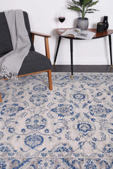 delicate-cassandra-blue-ivory-rug 160x230 - Front View