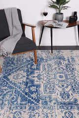 delicate-audrey-ivory-navy-rug 300x400 - Side View