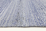 Harlow Cue Blue Wool Blend Rug 240x330 - Side View