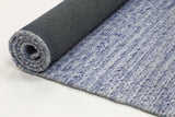 Harlow Cue Blue Wool Blend Rug 240x330 - 45-Degree Angle