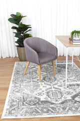 Provence Prov03 Cream/L.Grey 200x290 - Front View