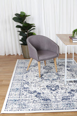 Provence Prov22 Cream/D.Blue 80X300 - Front View