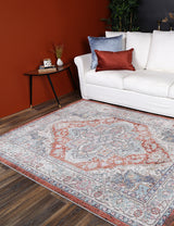 salsa-seo-terracotta-ivory-transitional-rug 160x230 - 45-Degree Angle