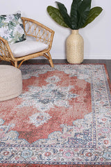 brentwood-transitional-rust-rug 160x230 - Front View