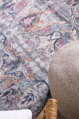 lyndhurst-transitional-muted-mullti-rug 200x290 - Front View