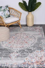hollow-medalion-transitional-grey-rug 240x330 - Front View