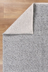 tangier-grey-wool-rug 200x290 - Side View