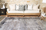 vintage-crown-anne-echo-blue-grey-distressed-vintage-rug 240X310 - Rear View