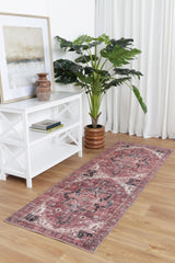 vintage-crown-cezanne-terracotta-distressed-vintage-rug 80X400 - Front View
