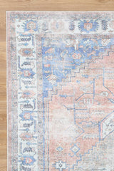 vintage-crown-pissarro-terracotta-sky-distressed-vintage-rug 80x500 - Side View