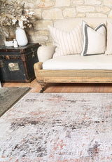 vintage-crown-charles-ivory-blush-distressed-vintage-rug 80x300 - Front View