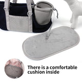 LIFEBEA Small Cat Carrier Pet bag: Comfy Shoulder Bag with Adjustable Strap for Small Dogs, Puppies, Kittens Up to 3kg /6.6 lbs - Pink - Rear View