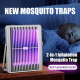 LIFEBEA Electric Insect Killer Mosquito Pest Fly Bug Zapper Catcher Trap Lamp for Home or Outdoor Portable Camping,2000 mAh Rechargeable - Front View