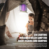 LIFEBEA Electric Insect Killer Mosquito Pest Fly Bug Zapper Catcher Trap Lamp Mosquito Repellent Light for Home or Outdoor Portable Camping - Low Angle