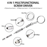 1000pcs Repair Screws & Screwdriver Kit for Eyeglasses and Watches - Extra Image