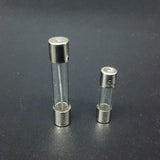 100Pcs Fast-Blow Glass Tube Fuses 5 x 20mm Quick Blow Assortment Kit - Close-Up Angle