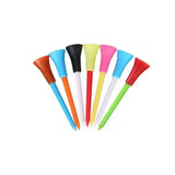 100Pack 83mm Multi-Color Golf Tees with Rubber Cushion - Front View